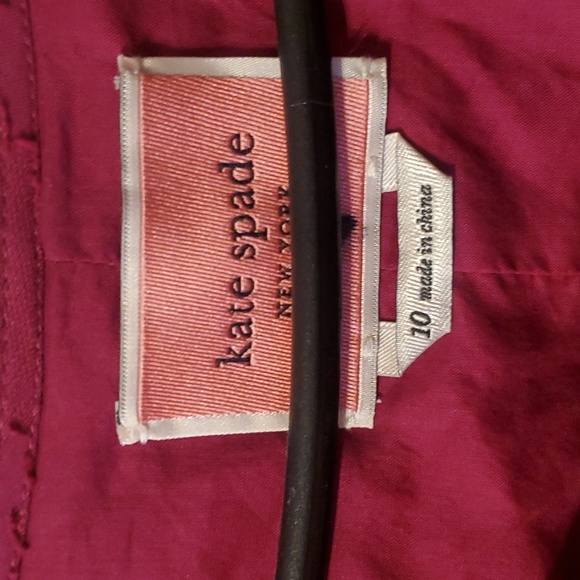 [10, 6] KATE SPADE BNWOT silk floral button up dress - Picture 5 of 6